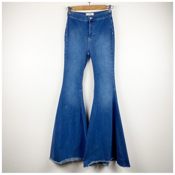 Free People Just Float on Flare Jeans Size 25 - Picture 6 of 13
